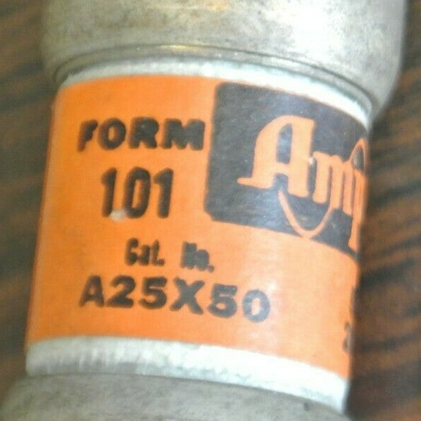 SHAWMUT AMP-TRAP® A25X50 RECTIFIER FUSE / 250V / 50A / NEW SURPLUS / A25X50 BOGO1