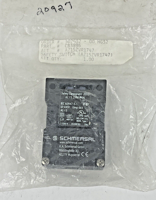 SCHMERSAL - AZ 15 ZVRK-M16 - SAFETY INTERLOCK SWITCH - AC-15, 500V0