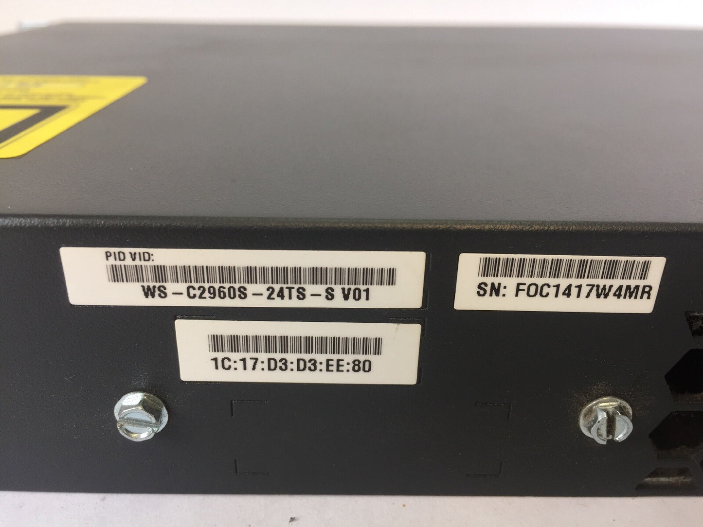 CISCO TNY-WS-C2960XS CATALYST SWITCH 24 PORTS3