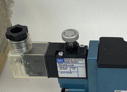 MAC VALVES 82A-AB-CAA-TM-DFBJ-4JD VALVE 25-150PSI 24VDC3