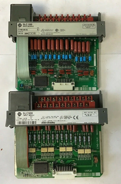ALLEN BRADLEY SLC500 1746-IA16 INPUT MODULE SER.C 132VAC 50/60HZ***LOTOF2***0