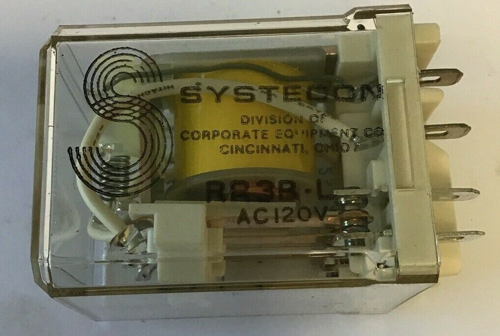 IDEC/SYSTECON RR3B-L RELAY 120VAC ***LOTOF2***2