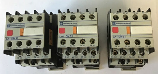 TELEMECANIQUE CA3DN62BDREQ3548G6 RELAY CONTROL W/ LA1DN31 W/ LA4DB1B **LOTOF3**0