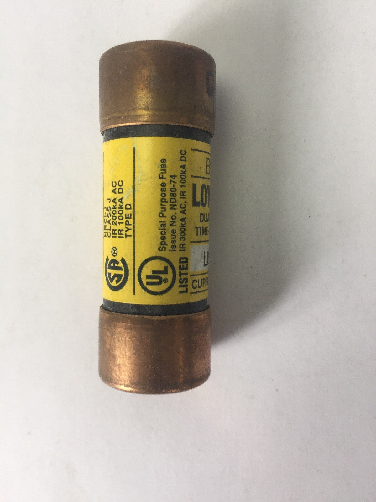 BUSS LPJ-4-1/2SP DUAL ELEMENT TIME DELAY FUSE 4 1/2 AMP 600VAC 300VDC (LOT OF 3)4