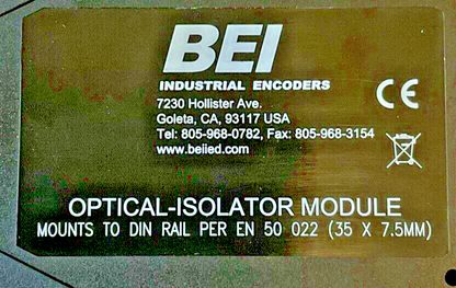 BEI EM-DR1-IC-5-TB-28V/V OPTICAL-ISOLATOR MODULE 5-28V2