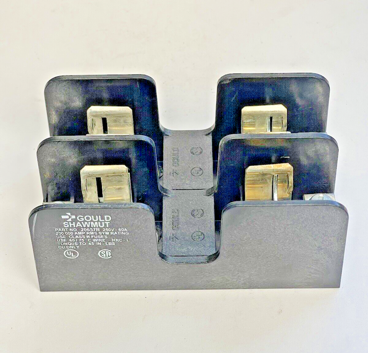 GOULD SHAWMUT - 20657R- FUSE HOLDER - 2 POLE, 250 V, 60 A2