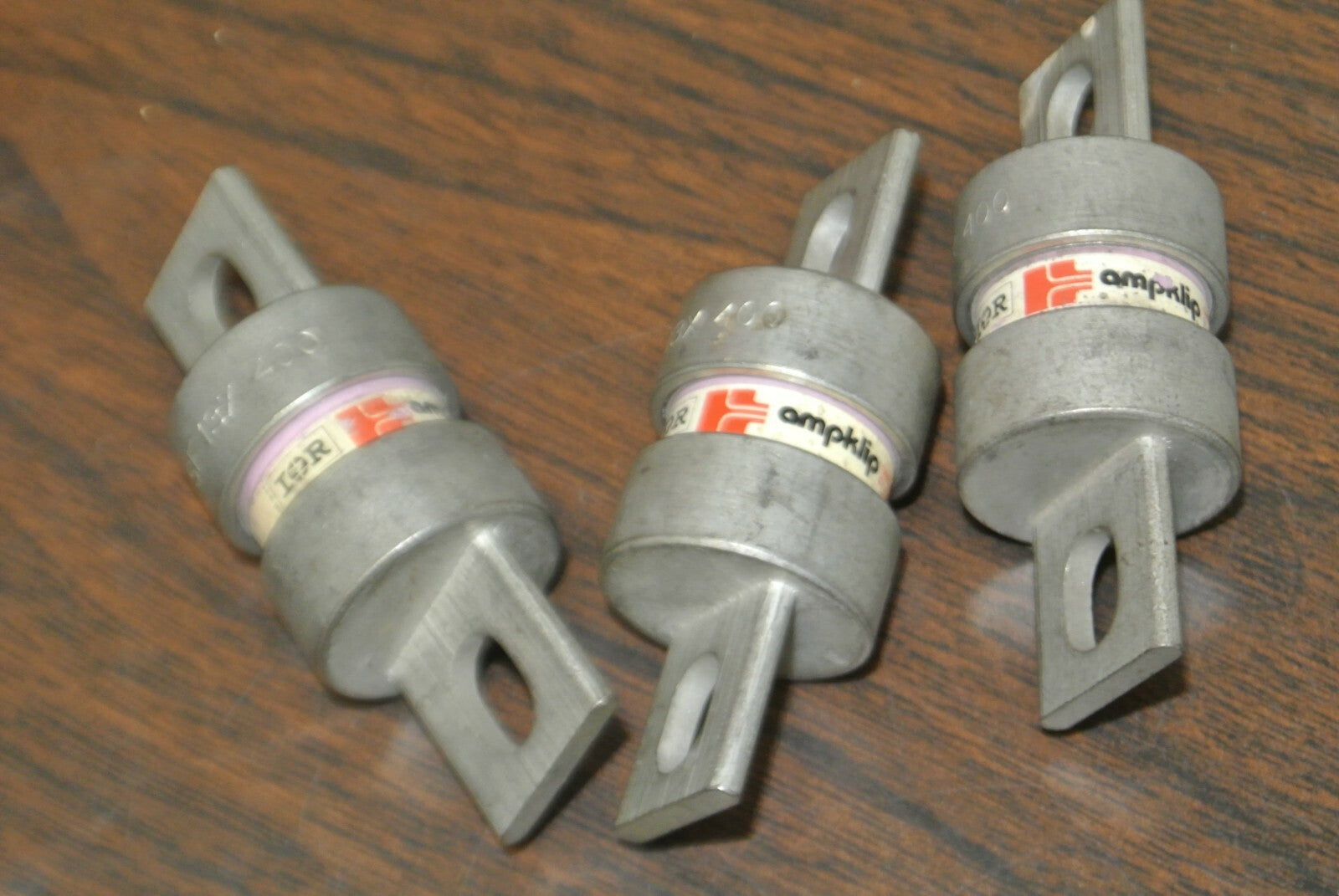 LOT of 3 / I-R AMP-KLIP SF13X400 SEMICONDUCTOR FUSE / 400A / 130V / NEW SURPLUS0