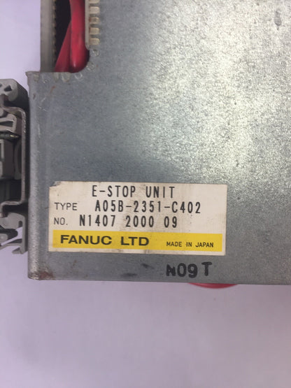 FANUC A05B-2351-C402 E-STOP UNIT1