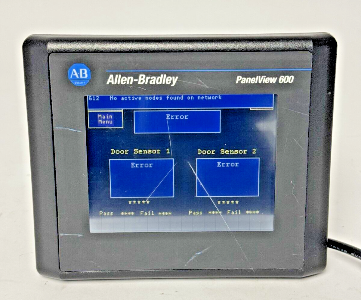 ALLEN-BRADLEY - 2711-T6C9L1 SER. B FRN: 4.46 - PANELVIEW 600 - 6" TOUCHSCREEN9