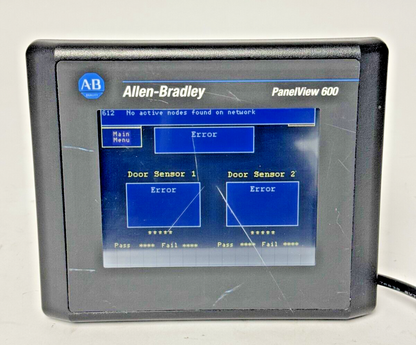 ALLEN-BRADLEY - 2711-T6C9L1 SER. B FRN: 4.46 - PANELVIEW 600 - 6" TOUCHSCREEN9