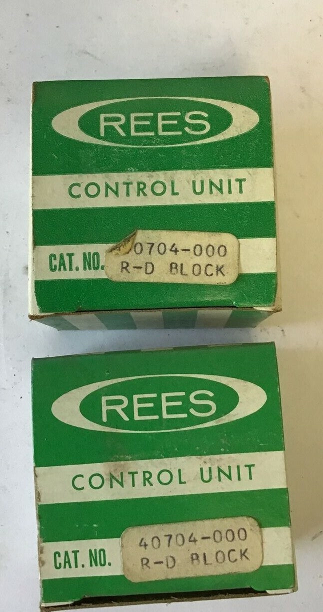 REES 40705 D NO AUXILIARY CONTACT 600VAC ***LOTOF2***0