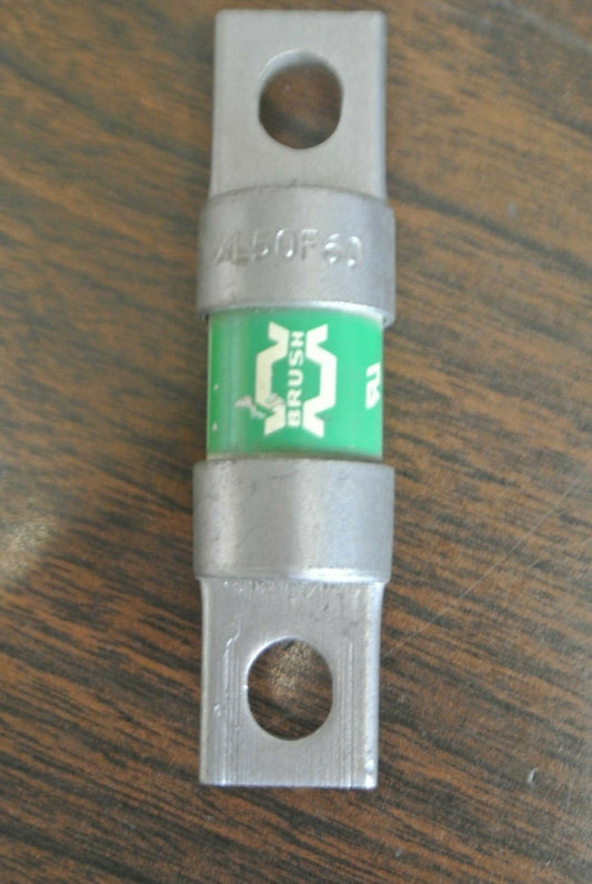 LOT of 2 / BRUSH XL50F0 TYPE XL SEMICONDUCTOR FUSE / 50A / 500V / NEW SURPLUS0