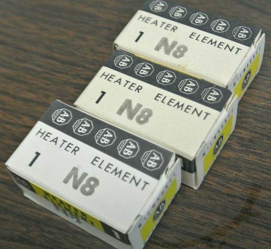 LOT of 3 / ALLEN-BRADLEY N8 THERMAL OVERLOAD HEATER ELEMENTS / NEW SURPLUS0
