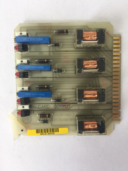 SERVO CONTROL PRODUCTS PRESET & RELAY CARD L404553 RAC01304320