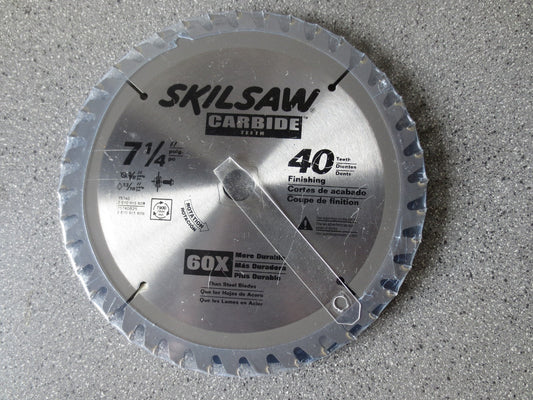 SKILSAW 75740 CIRCULAR SAW BLADE 7-1/4" 40T FINISHING - NEW SURPLUS0