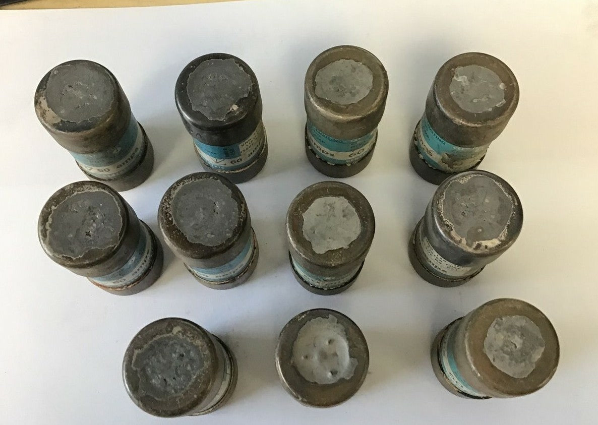 GENERAL ELECTRIC GF8B60 CURRENT LIMITING FUSE 600VAC 60A CLASS J ***LOTOF11**0