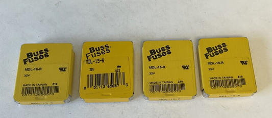 COOPER BUSSMANN MDL-15-R FUSE 32V ****LOTOF20****0