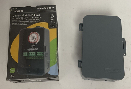 TORK TU40 INDOOR/OUTDOOR UNIVERSAL MULTI-VOLTAGE ELECTROMECHANICAL TIME SWITCH0