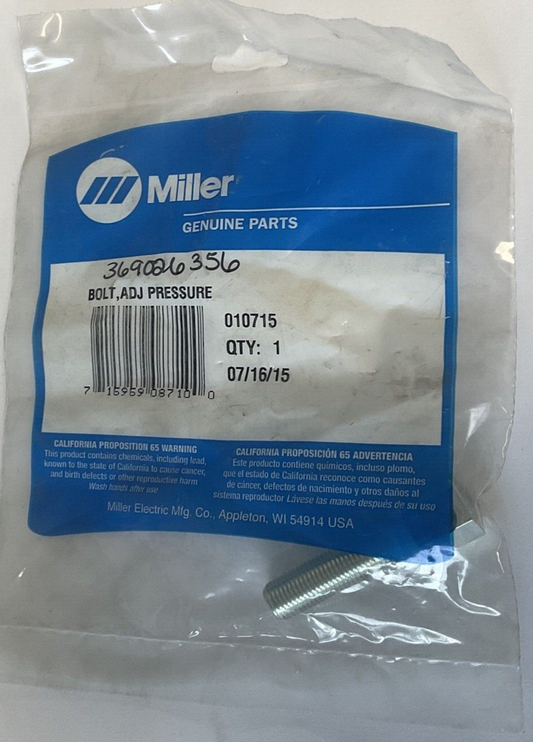 MILLER 010715 BOLT ADJ PRESSURE0