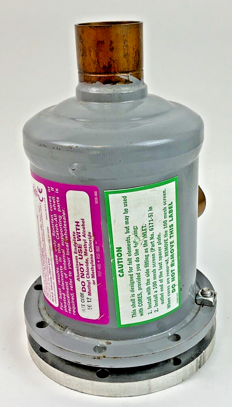 SPORLAN RSF-4813-T SUCTION FILTER 500PSIG0