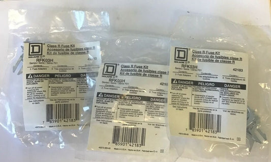 SQUARE D RFK03H CLASS R FUSE KIT SER.F01****LOTOF3****0