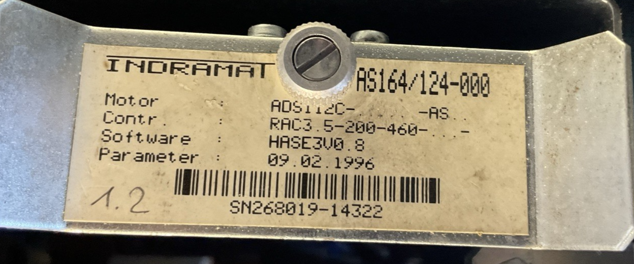 INDRAMAT RAC3.5-200-460-L00-Z1-220 AC MAIN SPINDLE DRIVE CONTROLLER 200A 460VAC2