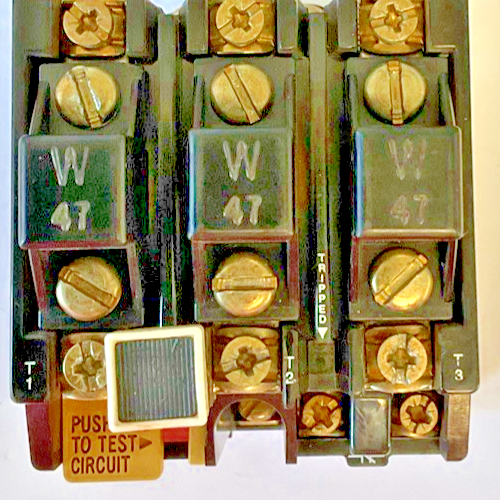 ALLEN BRADLEY 592-JOV16 OVERLOAD RELAY SER.B 600VAC W/ W47 HEATERS1