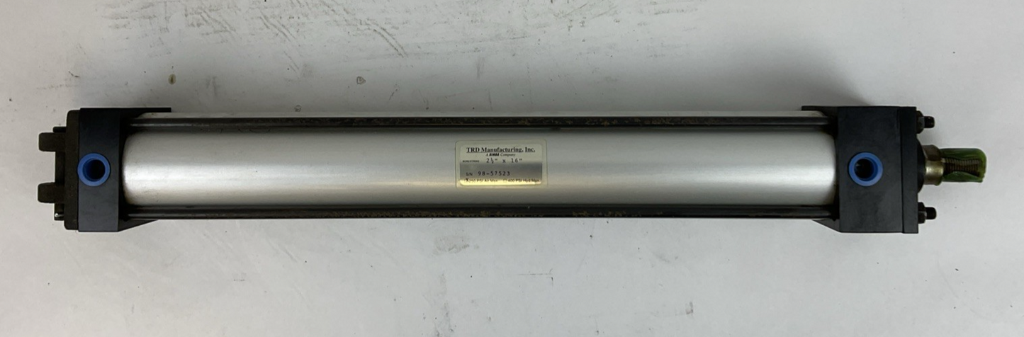 TRD MANUFACTURING 250PSI AIR MAX BORE/STROKE 2-1/2" X 16" CYLINDER0