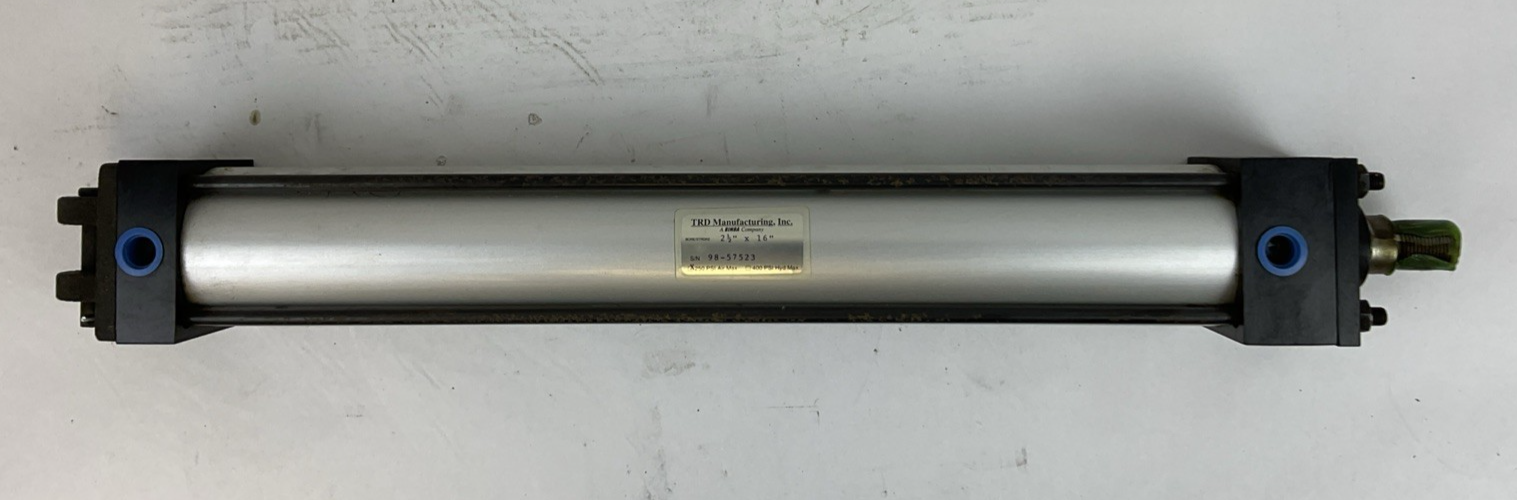 TRD MANUFACTURING 250PSI AIR MAX BORE/STROKE 2-1/2" X 16" CYLINDER0