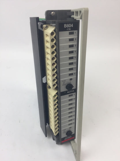 AEG MODION SCHNEIDER AS-B804-116 OUTPUT MODULE 115VAC7