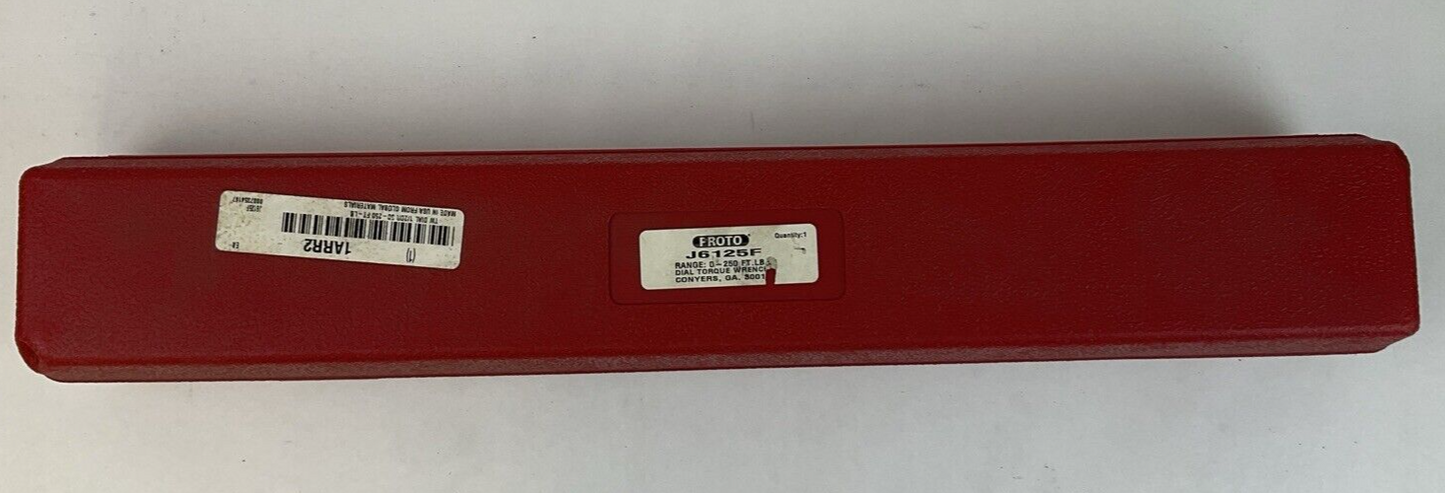 PROTO J6125F 0-250 FT. LB DIAL TORQUE WRENCH0
