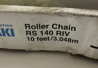 TSUBAKI RS 140 RIV ROLLER CHAIN 10'2
