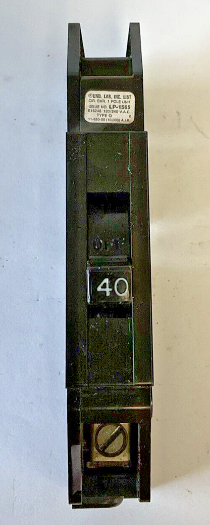 CHALLENGER Q40 CIRCUIT BREAKER 120/240VAC 40A TYPE Q ***LOTOF3***0