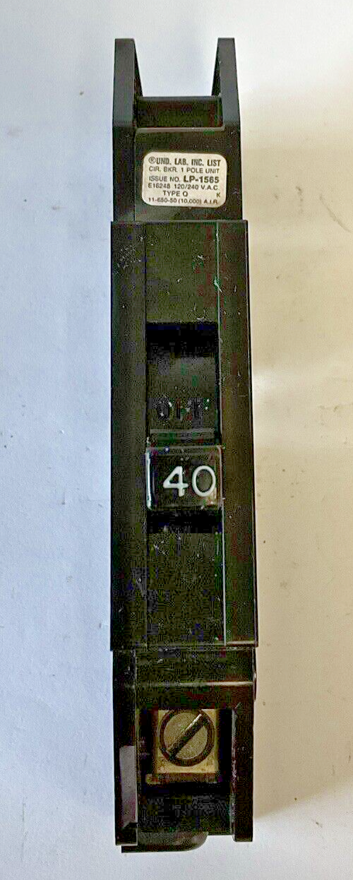 CHALLENGER Q40 CIRCUIT BREAKER 120/240VAC 40A TYPE Q ***LOTOF3***0