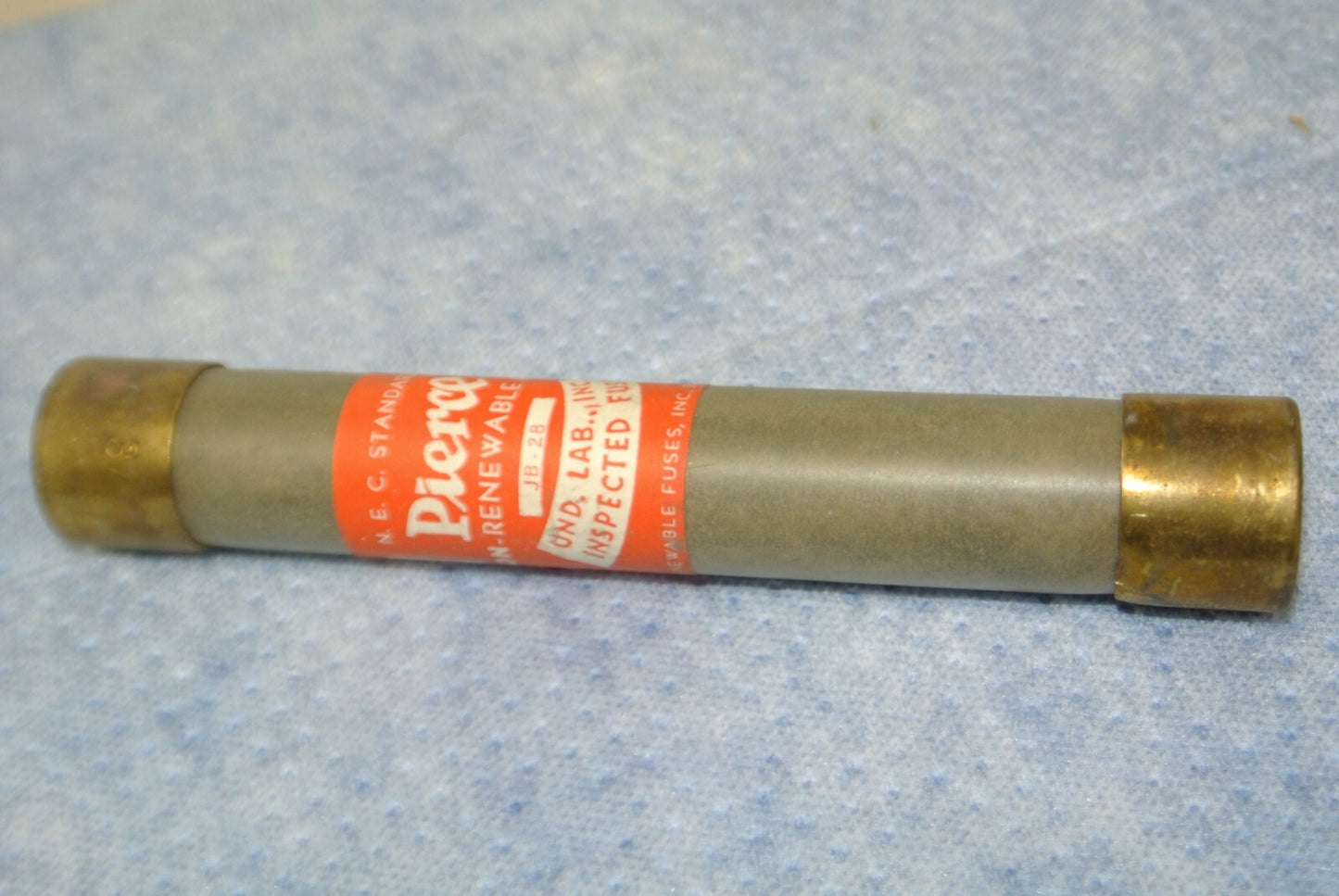 BOX of 10 / PIERCE ONE-TIME FUSES / 3A / 600V / NEW SURPLUS / NOS3 EQUIV.1