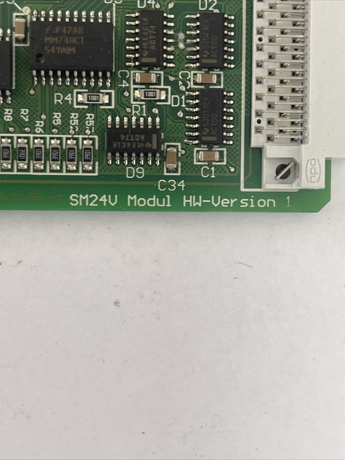 REXROTH 0 608 830 166 SM24V MODULE 0 608 860 250 HW-VERSION 1 2