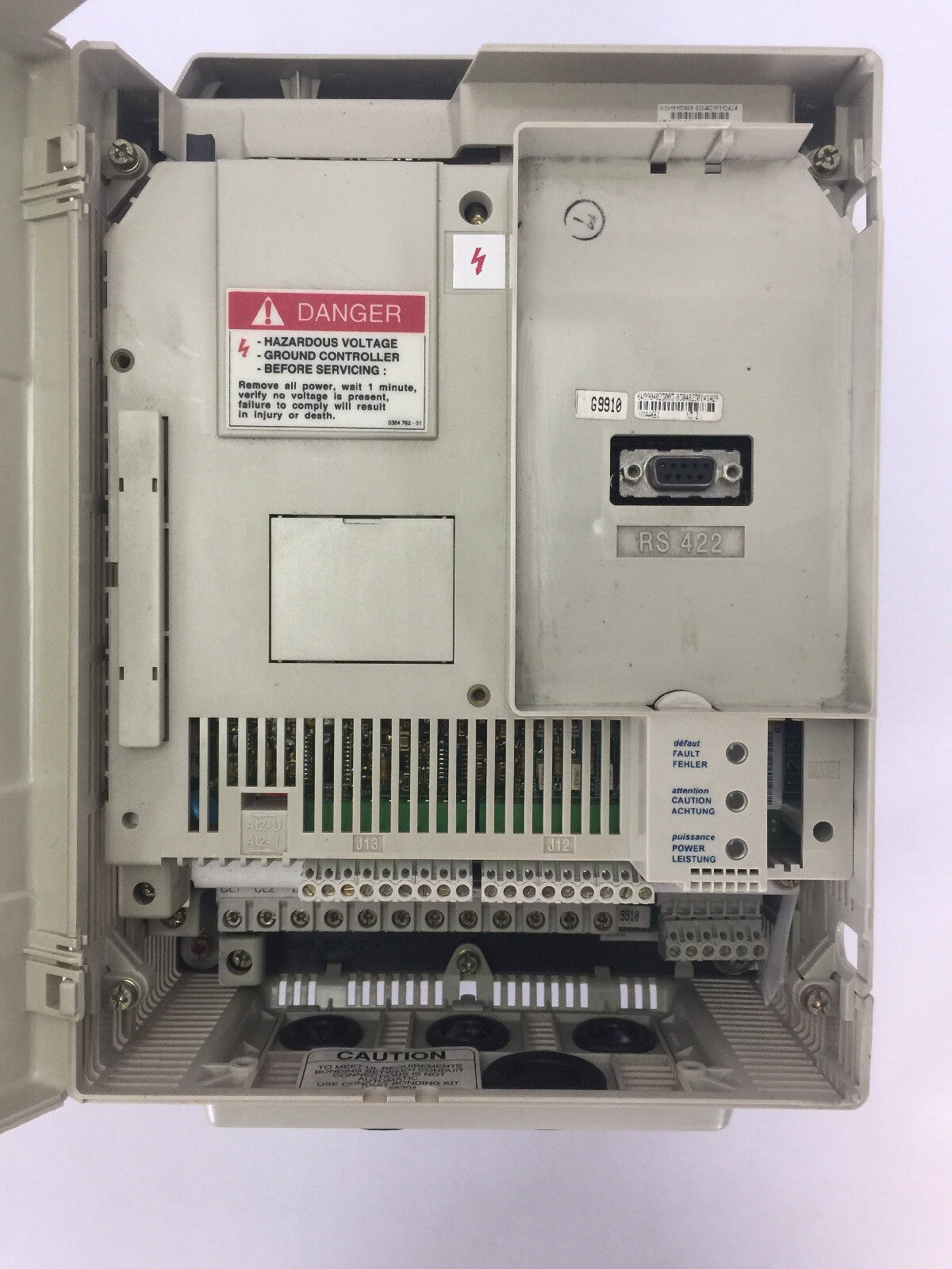 TELEMECANIQUE ATV66U41N4 VARIABLE SPEED DRIVE ALTIVAR 66 460VAC 3HP NO KEYPAD9