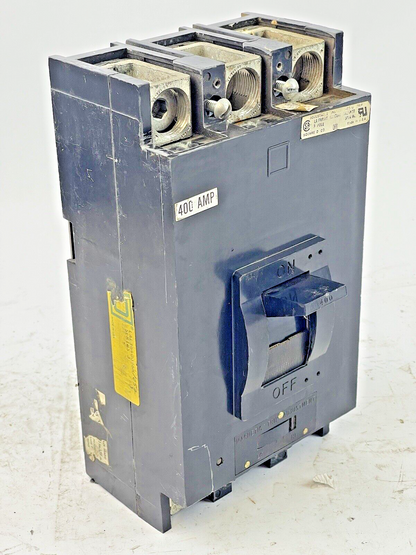 SQUARE D - LAL3640036M1052 SER. 3 - CIRCUIT BREAKER - 400 AMP, 3 POLE, 600 VAC0