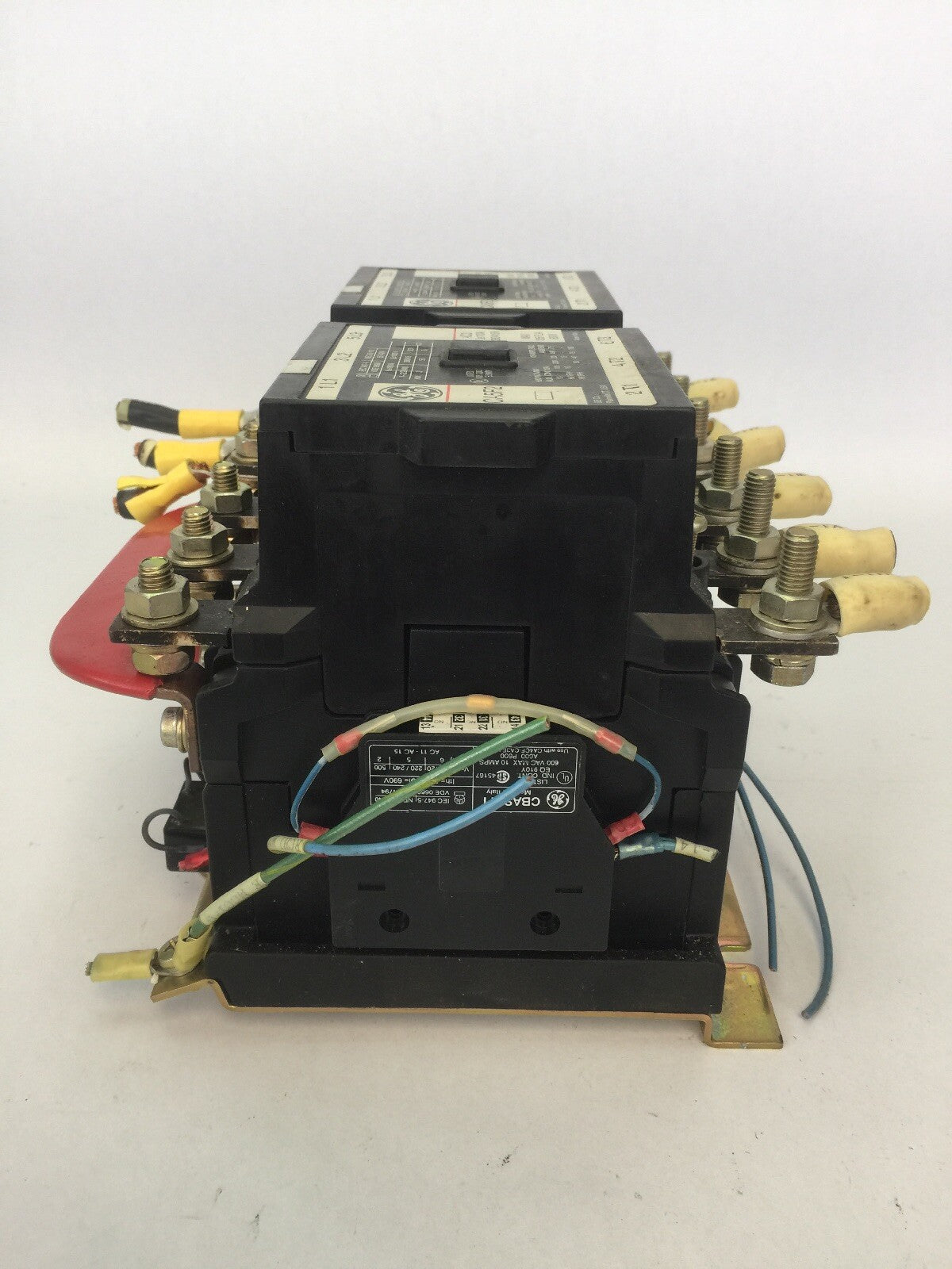 GE CA5F2 REVERSING CONTACTOR 600VAC 100HP 105AMP COIL 120V 60HZ6