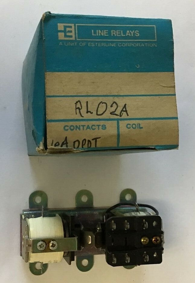 LINE ELECTRIC RL02A RELAY 120VAC 0