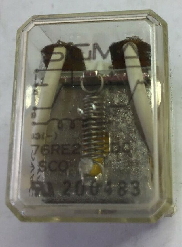 SIGMA 76RE2 12DC RELAY 220VAC 10A0