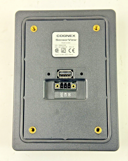 COGNEX - 807-9006-1R REV G - SENSORVIEW DISPLAY TERMINAL INTERFACE6