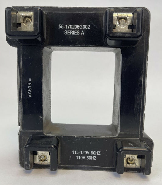 GE 55-170206G002 COIL 115-120V 60HZ 110V 50HZ SERIES A VA519=0