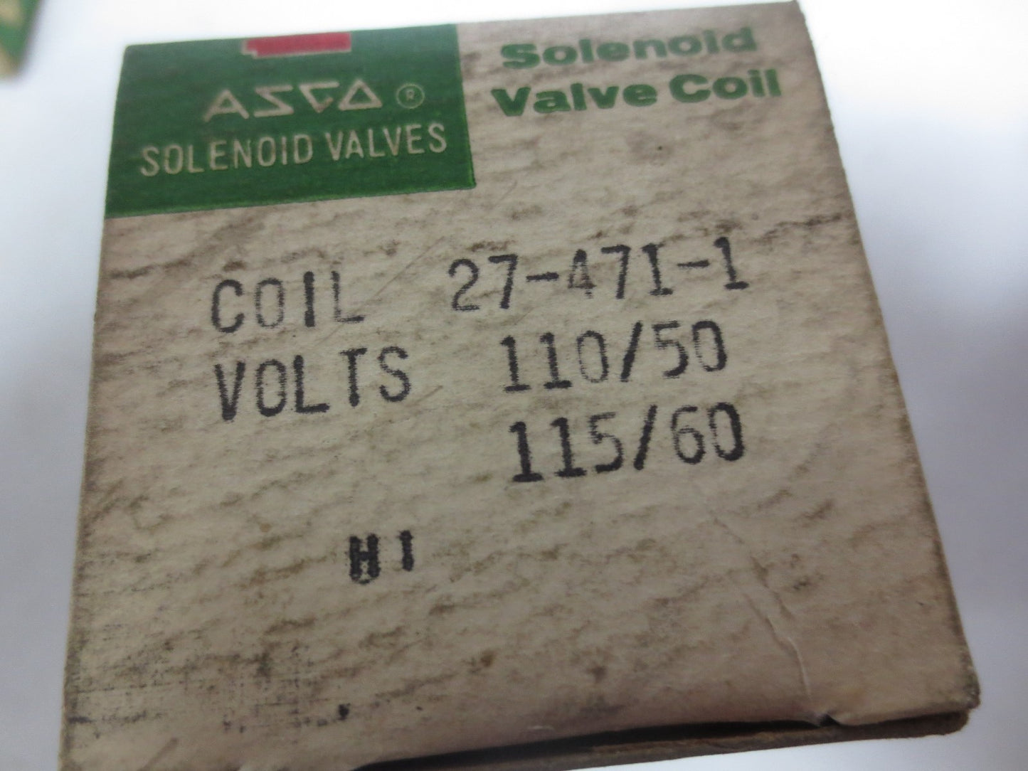 ASCO 27-471-1 SOLENOID VALVE COIL 110-115V / 50-60Hz - NEW SURPLUS1