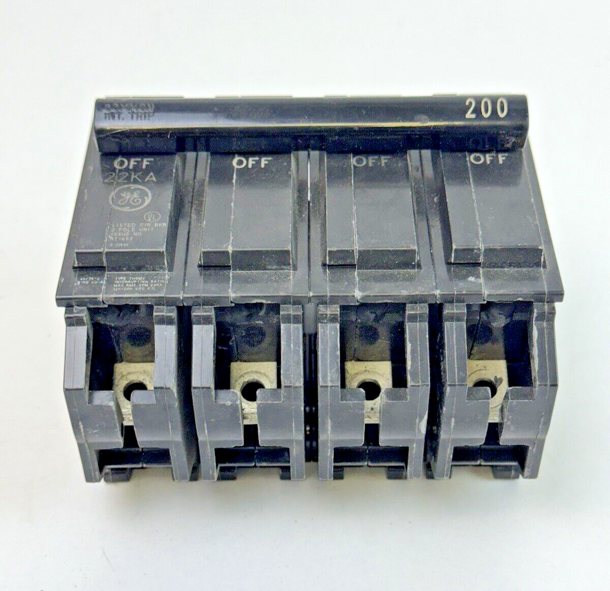 GE - THQMV4200 - THERMAL MAGNETIC CIRCUIT BREAKER - 4 POLE, 200 A, 240 VAC2