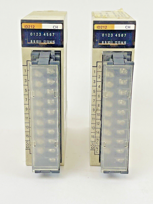 OMRON *LOT OF 2* - C200H-ID212 -PLC Expansion Module Input 16 Input; 12- 24 V dc0