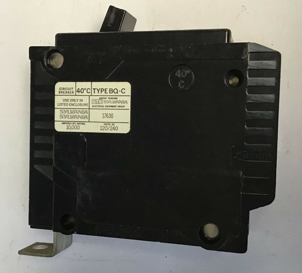 SYLVANIA BQ1C050 CIRCUIT BREAKER 50A 1POLE 120/240VAC***LOTOF9***4