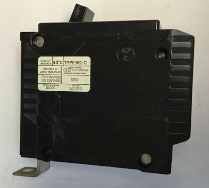 SYLVANIA BQ1C050 CIRCUIT BREAKER 50A 1POLE 120/240VAC***LOTOF9***4