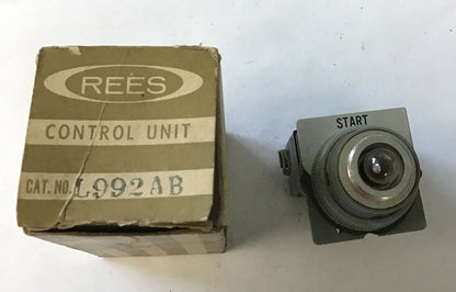  REES L992AB PUSHBUTTON START ILLIMUNIATED 4300-999/ 949-6648 460V 60CY0
