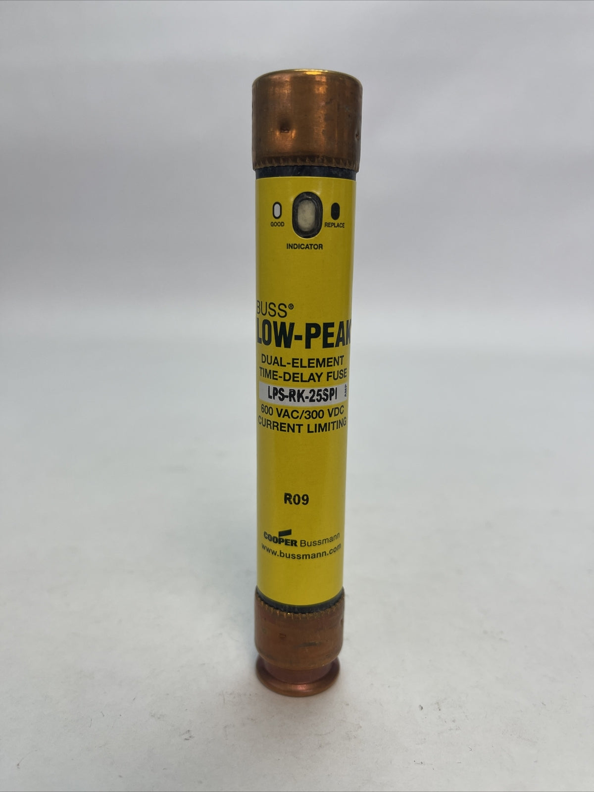 BUSSMANN LPS-RK-25SPI LOW-PEAK CLASS RK1 FUSE 25AMP 600VAC 300VDC (LOT OF 10)2